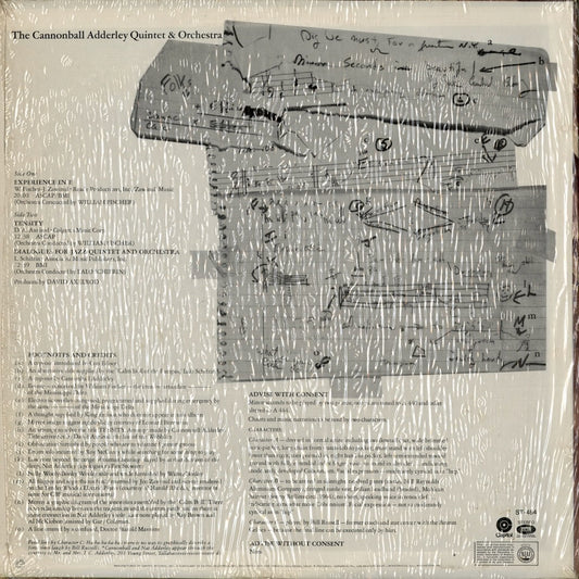 Cannonball Adderley - The Cannonball Adderley Quintet & Orchestra (ST-484) 1970 US Capitol|中古LP