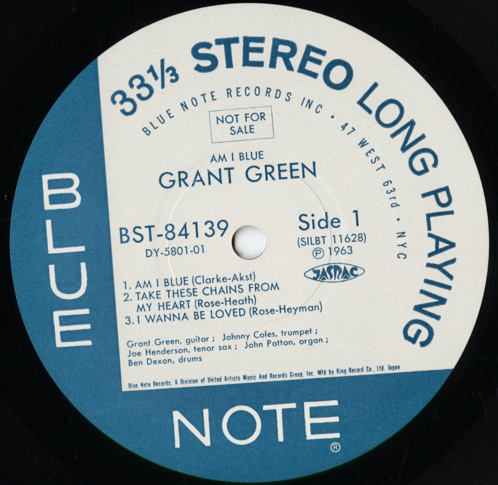 Grant Green - Am I Blue (DY-5801-01) 1983 JPN Blue Note|中古LP