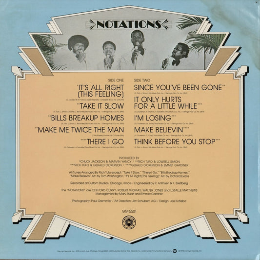 Notations - Notations (GM 5501) 1976 US Gemigo|中古LP