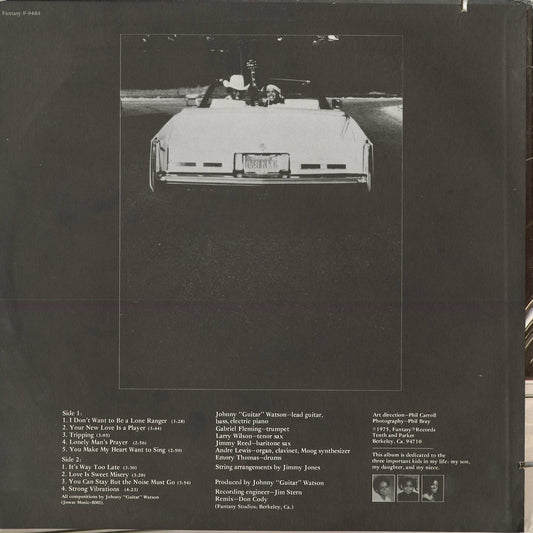 Johnny Guitar Watson – I Don't Want To Be Alone Stranger (F-9484) 1975 US Fantasy|中古LP