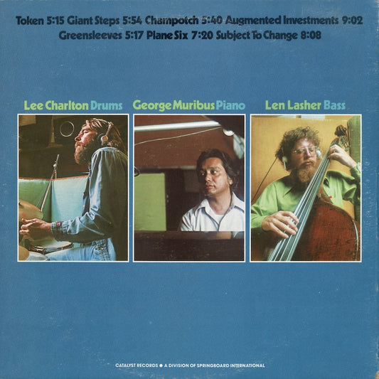 George Muribus - George Muribus Trio '77 (CAT-7619) LP 1977 US Catalyst|中古LP