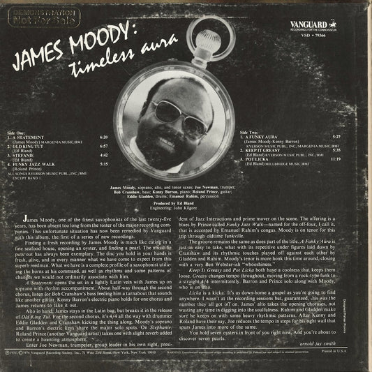 James Moody - Timeless Aura (VSD 79366) 1976 US Vanguard|中古LP