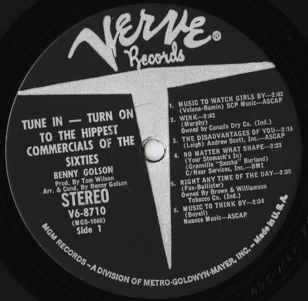 Benny Golson - Tune In Turn On (V6-8710) 1967 US Verve|中古LP