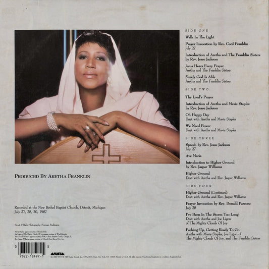 Aretha Franklin – One Lord One Faith One Baptism -2LP (AL-8497) LP 1987 US Arista|中古LP
