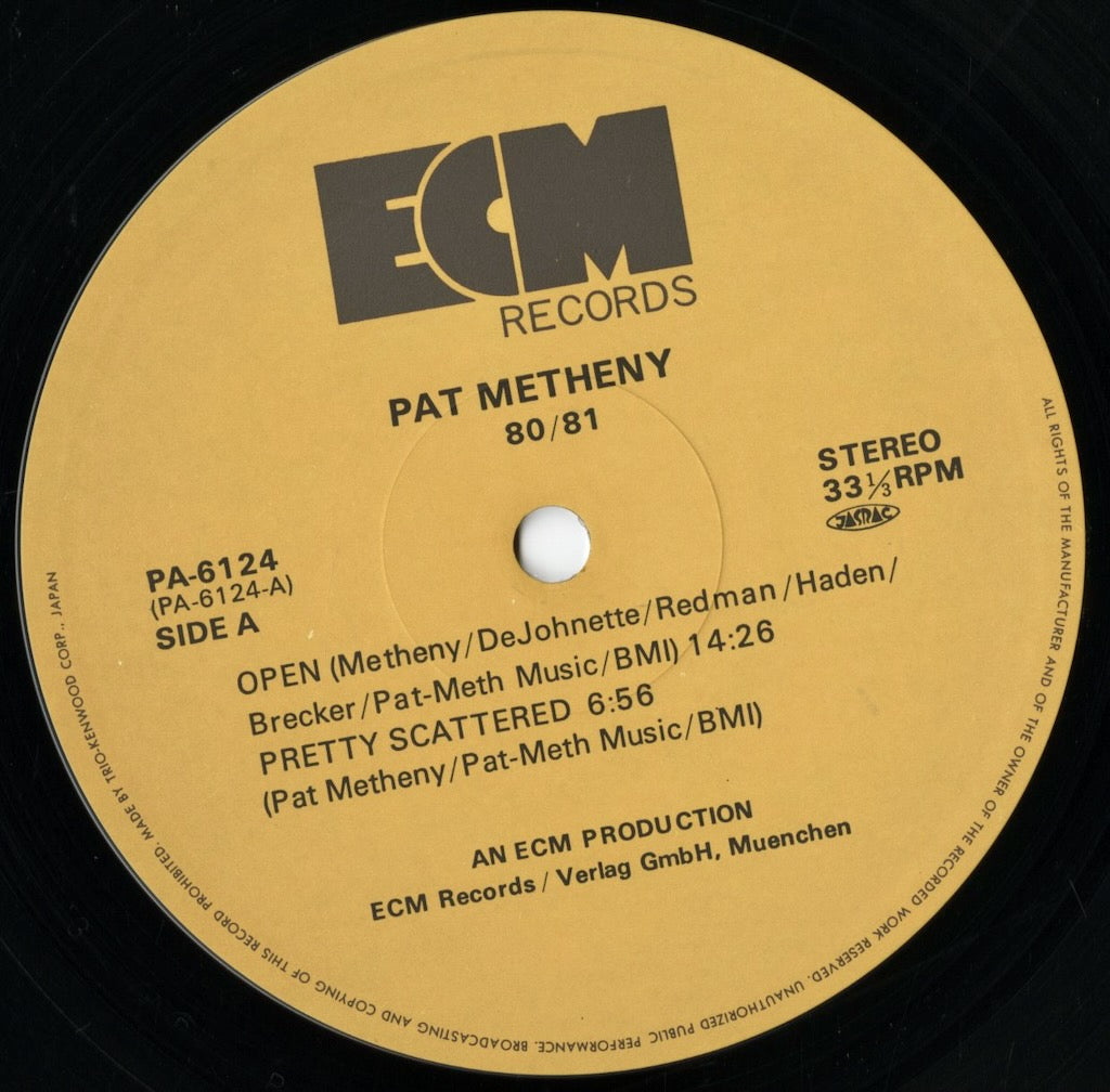 Pat Metheny / パット・メセニー / 80 / 81 (PA-6123/24)