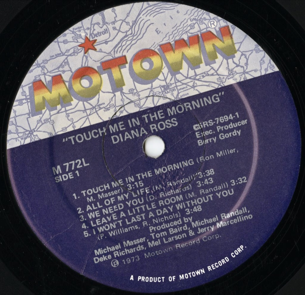 Diana Ross - Touch Me In The Morning (M772L) LP 1973 US Motown|中古LP