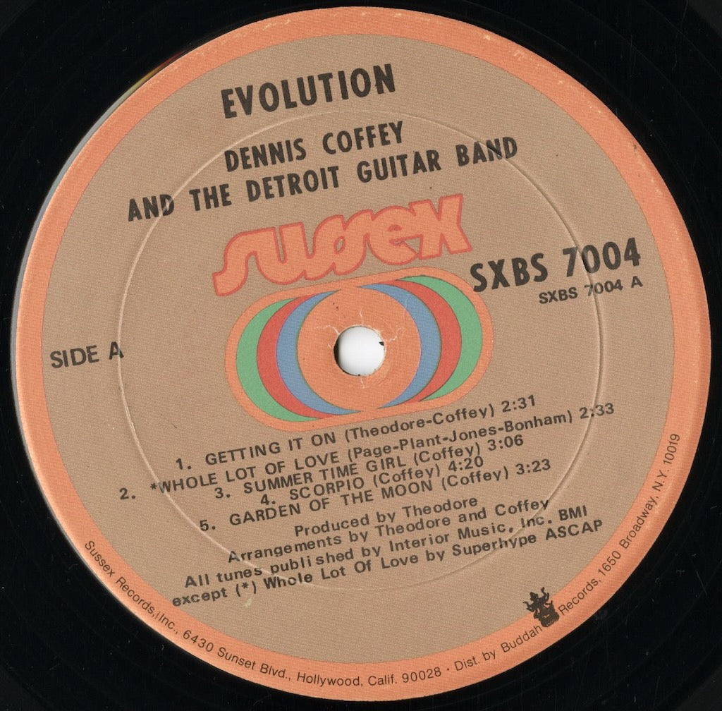 Dennis Coffey - Evolution (SXBS 7004) 1971 US Sussex|中古LP