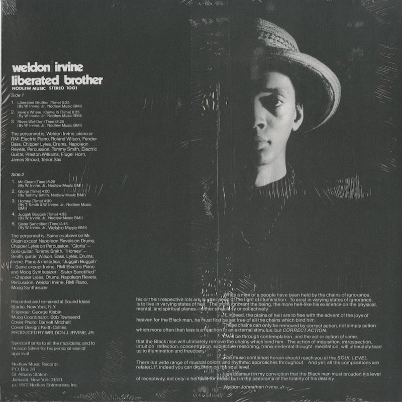Weldon Irvine / ウェルダン・アーヴィン / Liberated Brother (180g)