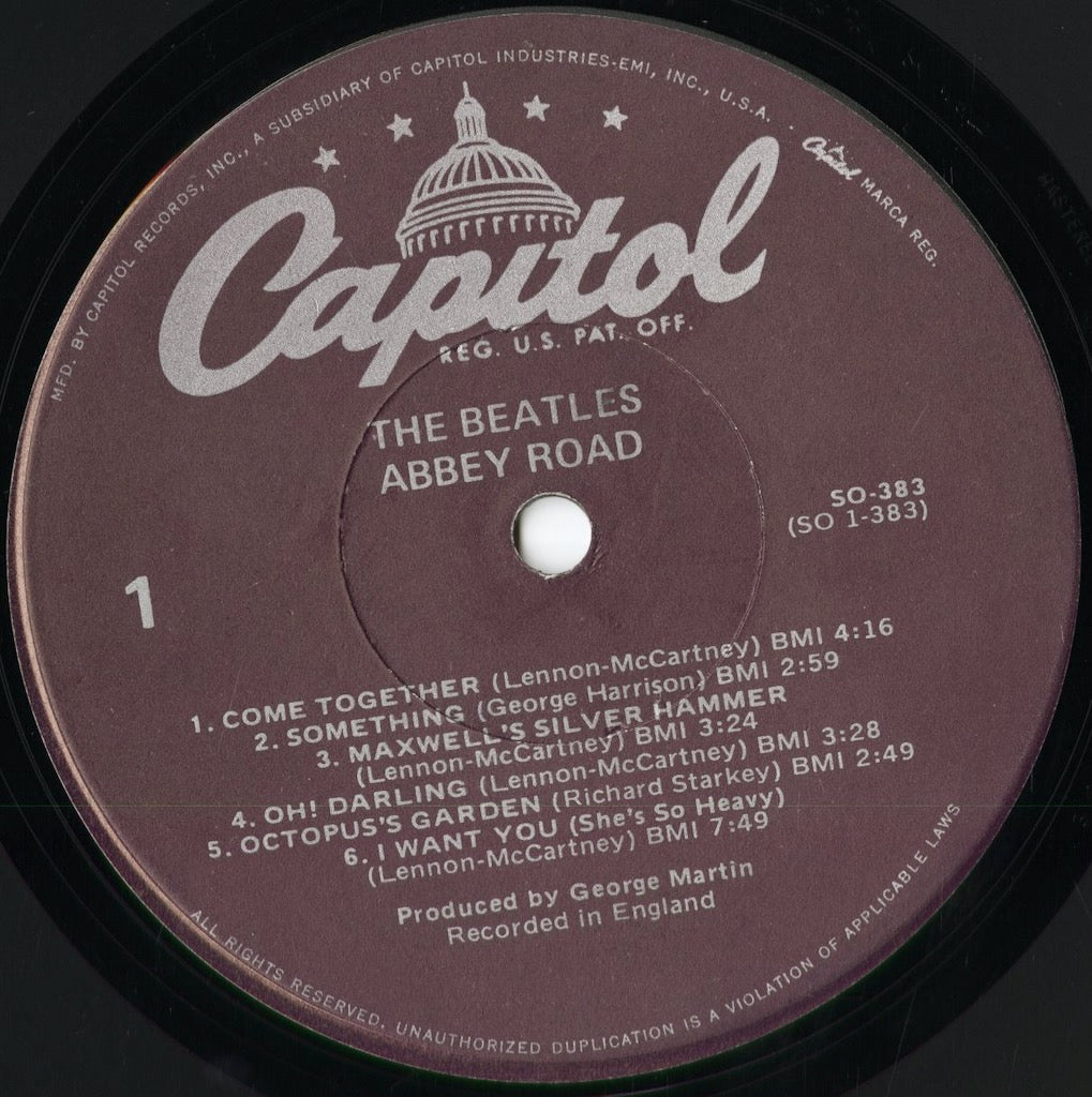 The Beatles - Abbey Road (SO-383) 1978 US Capitol|中古LP
