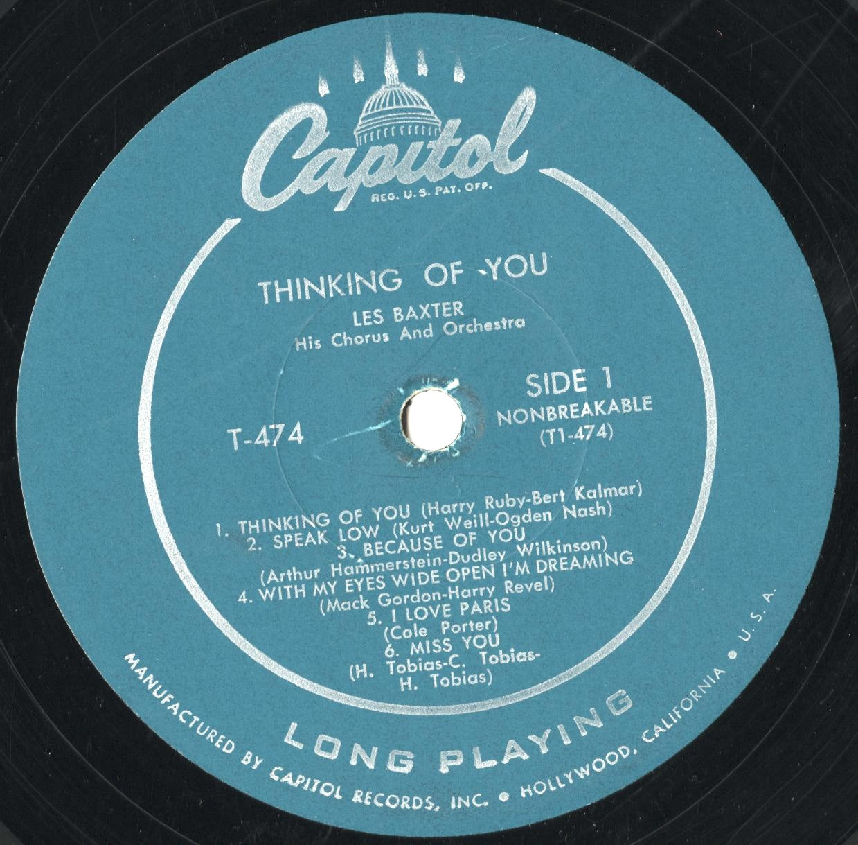 Les Baxter / レス・バクスター / Thinking Of You (T-474)