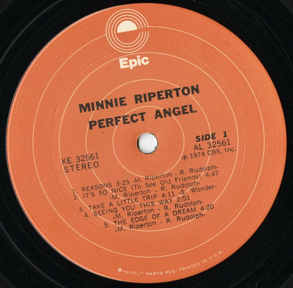 Minnie Riperton - Perfect Angel (KE 32561) LP 1974 US Epic|中古LP