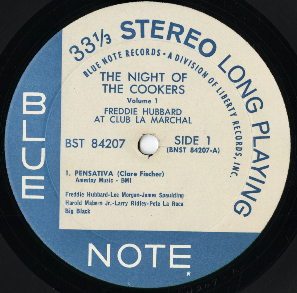Freddie Hubbard - The Night Of The Cookers Volume 1 (BST-84207) 1960's US BLUE NOTE|中古LP