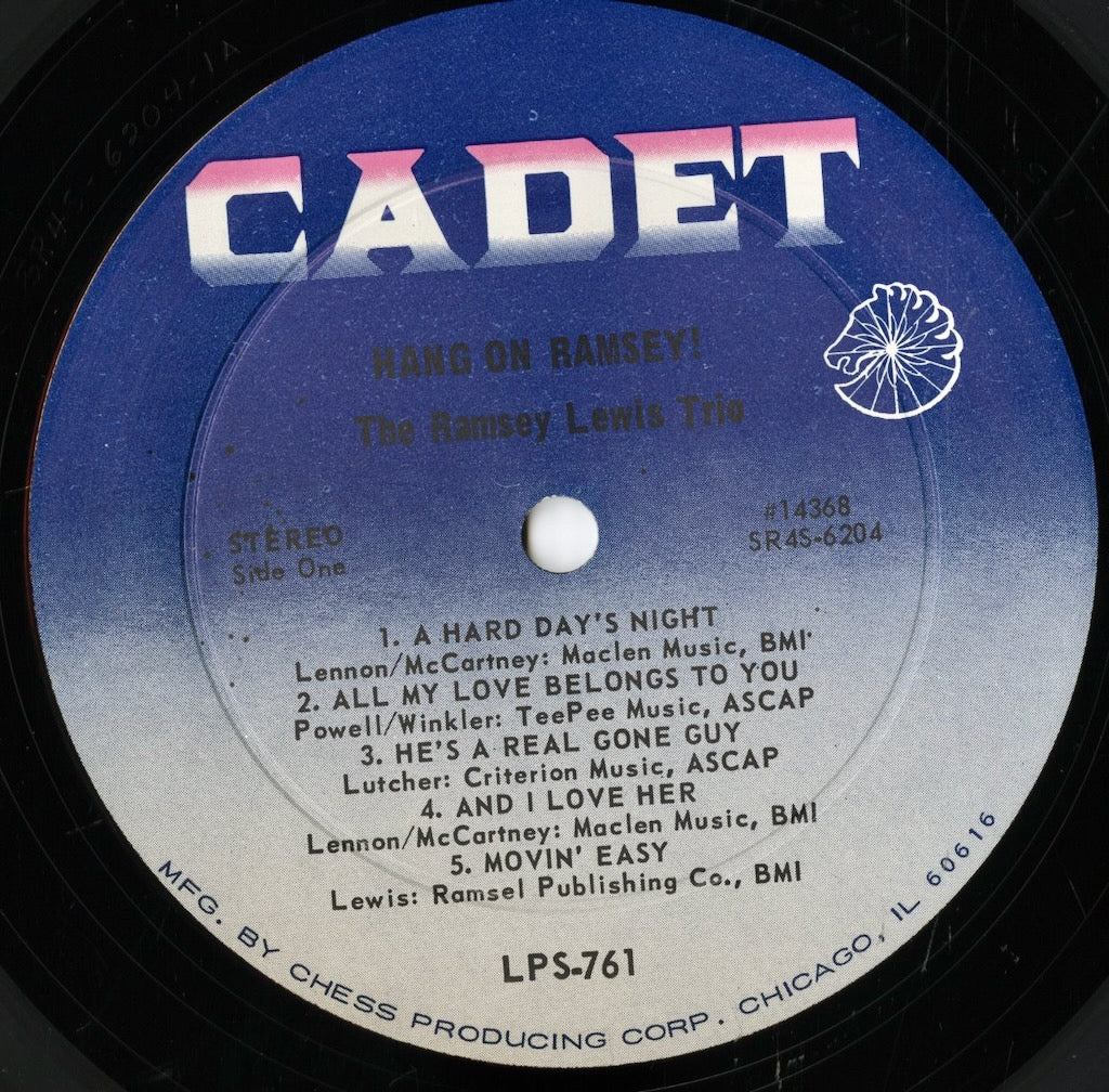 Ramsey Lewis – Hang On Ramsey! (LPS761) LP 1965 US Cadet | 中古LP