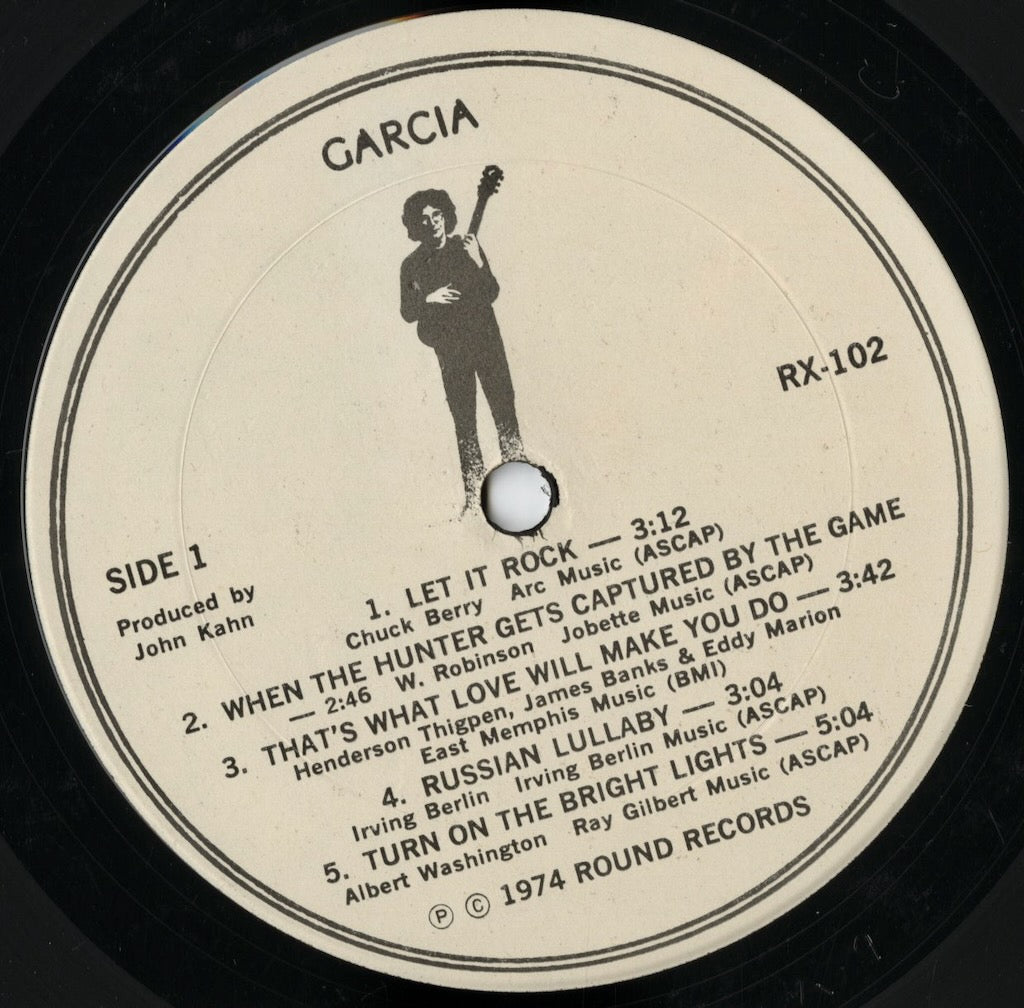 Jerry Garcia - Garcia (RX-102) 1974 US Round|中古LP