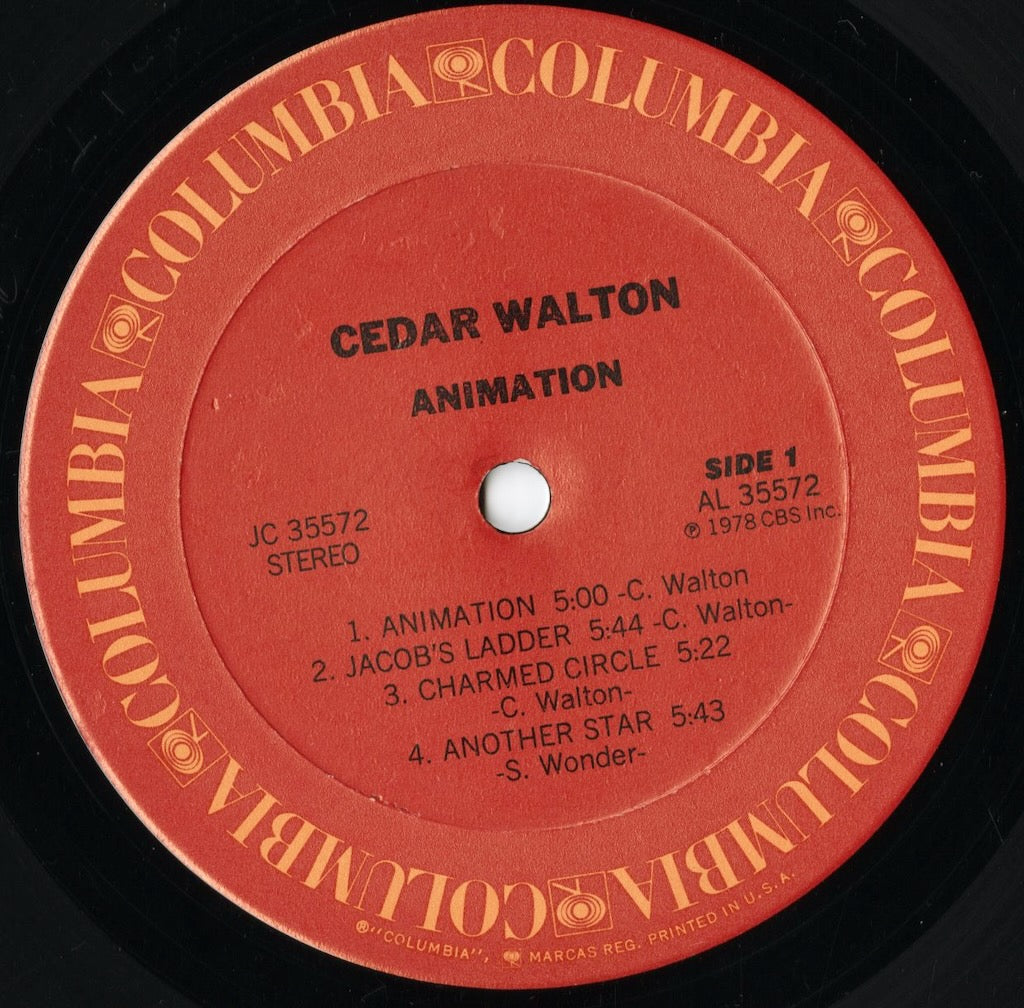 Cedar Walton - Animation (JC 35572) LP 1978 US Columbia|中古LP