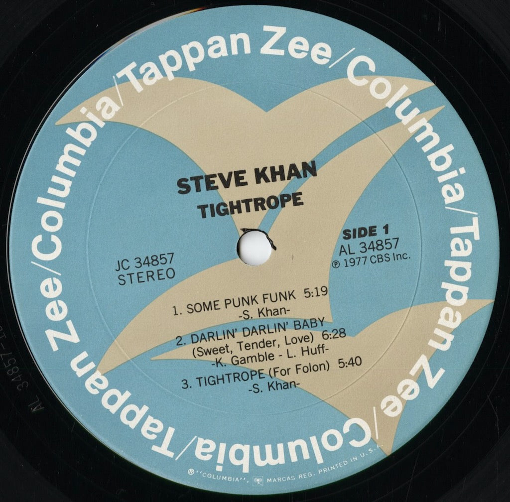 Steve Khan - Tightrope (JC 34857) 1977 US Columbia/Tappan Zee|中古LP