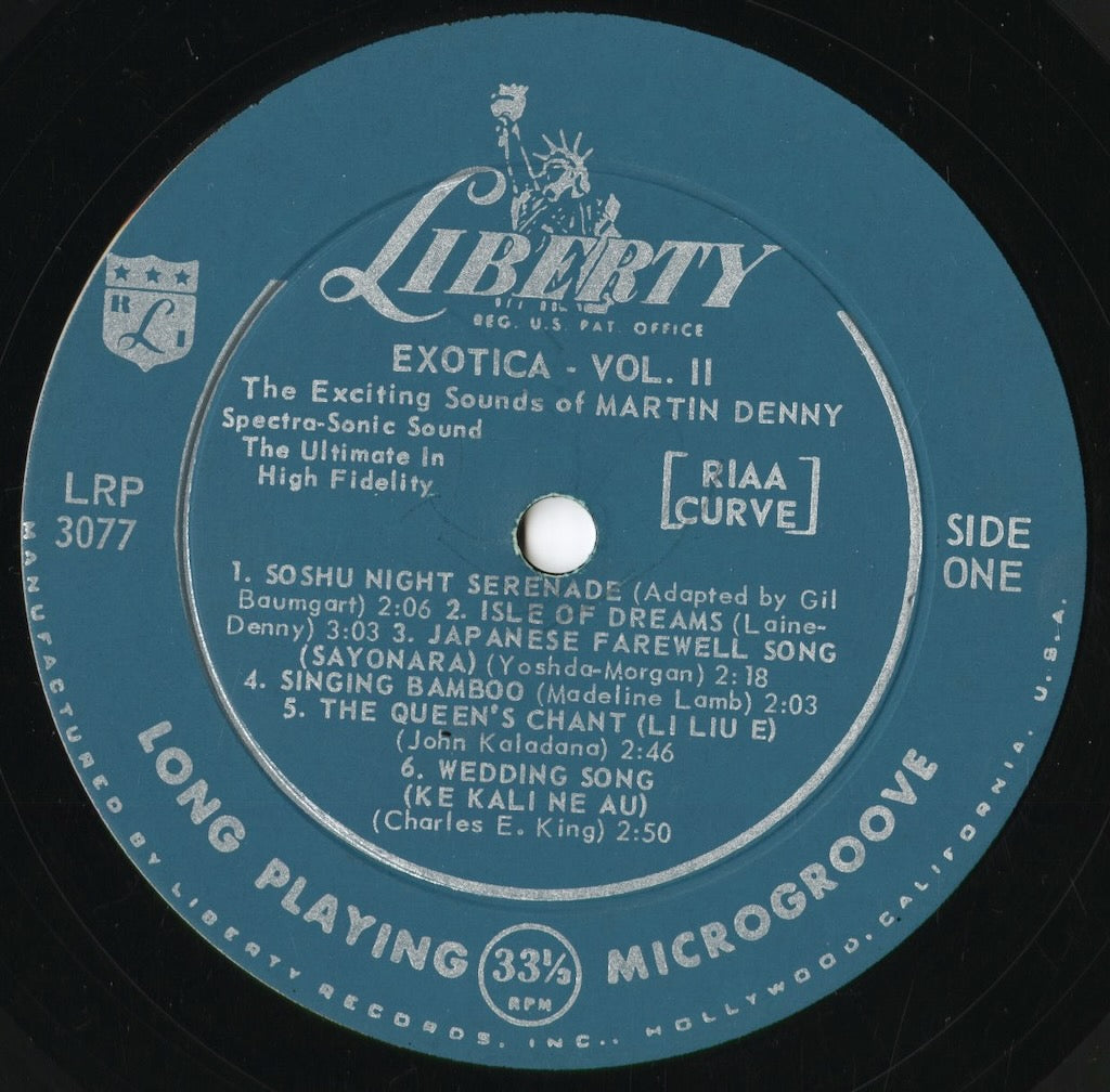 Martin Denny - Exotica Vol. II (LRP 3077) 1957 US Liberty|中古LP
