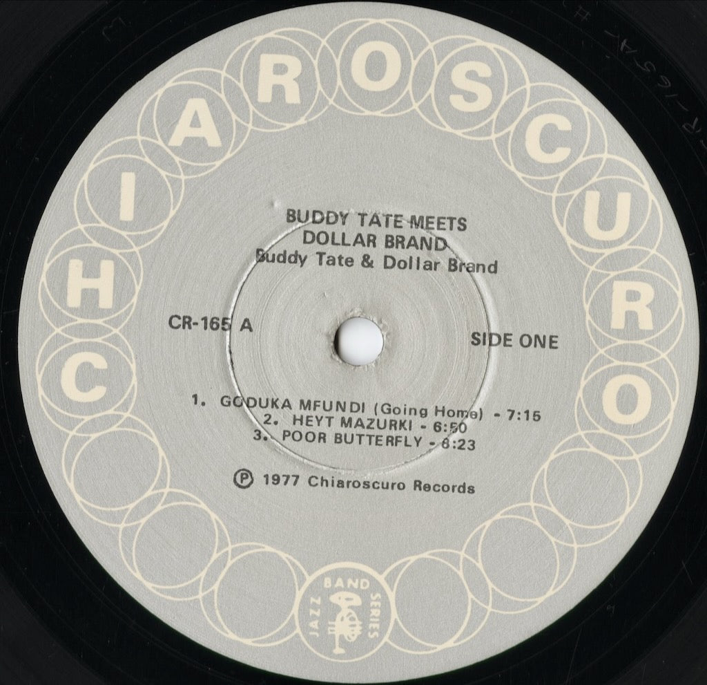 Buddy Tate, Dollar Brand - Buddy Tate Meets Dollar Brand (CR-165) 1977 US Chiaroscuro|中古LP