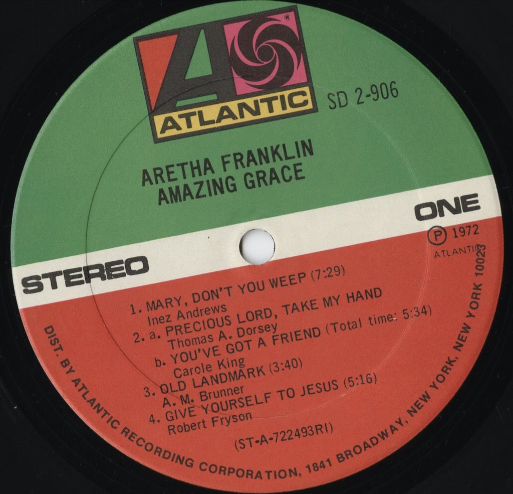 Aretha Franklin – Amazing Grace (SD2-906) 2LP 1972 US Atlantic|中古LP