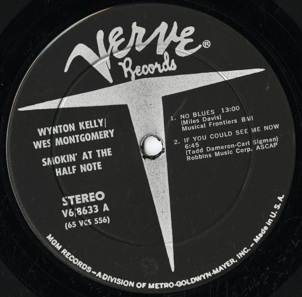 Wynton Kelly Trio / Wes Montgomery – Smokin' At The Half Note (V6-8633) LP 1965 US Verve-MGM | 中古LP