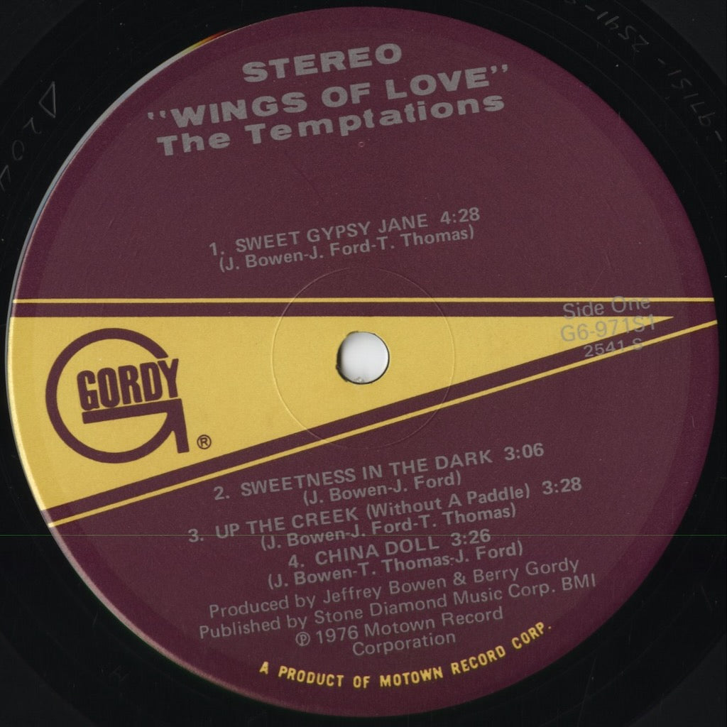 The Temptations - Wings Of love (G6-971S1) 1976 US Gordy|中古LP