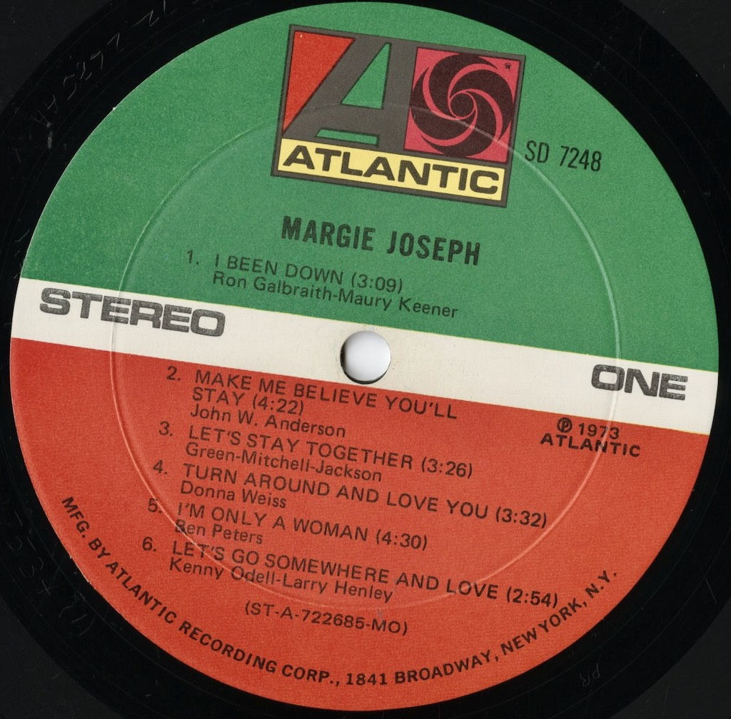 Margie Joseph / マージー・ジョセフ (1973) (SD 7248)