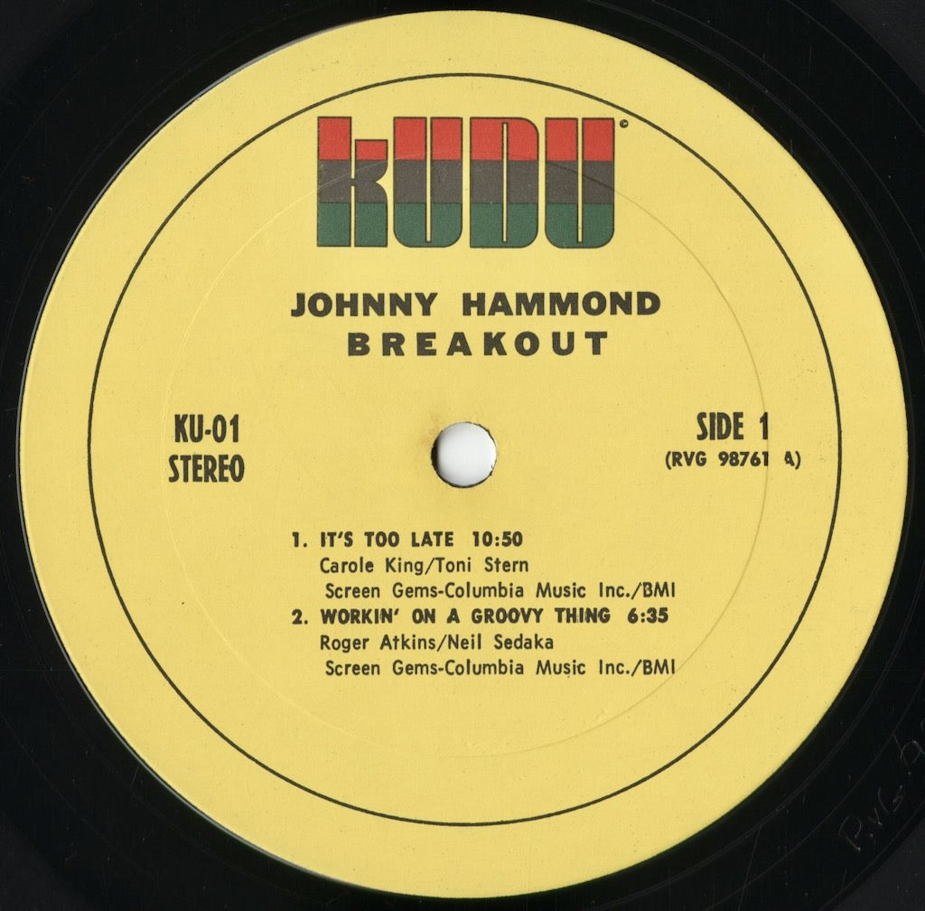 Johnny Hammond - Breakout (KU01) 1971 US KUDU|中古LP