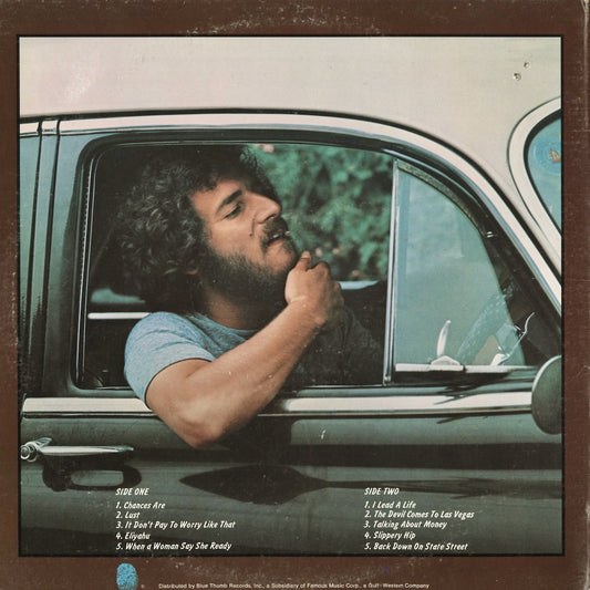 Ben Sidran - I Lead A Life (BTS 40) 1972 US Blue Thumb|中古LP
