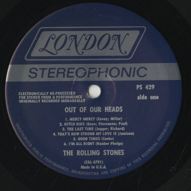 Rolling Stones / ローリング・ストーンズ / Out Of Our Heads (PS 429)