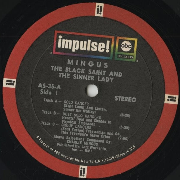 Charles Mingus / チャールズ・ミンガス / The Black Saint And The Sinner Lady (AS-35)