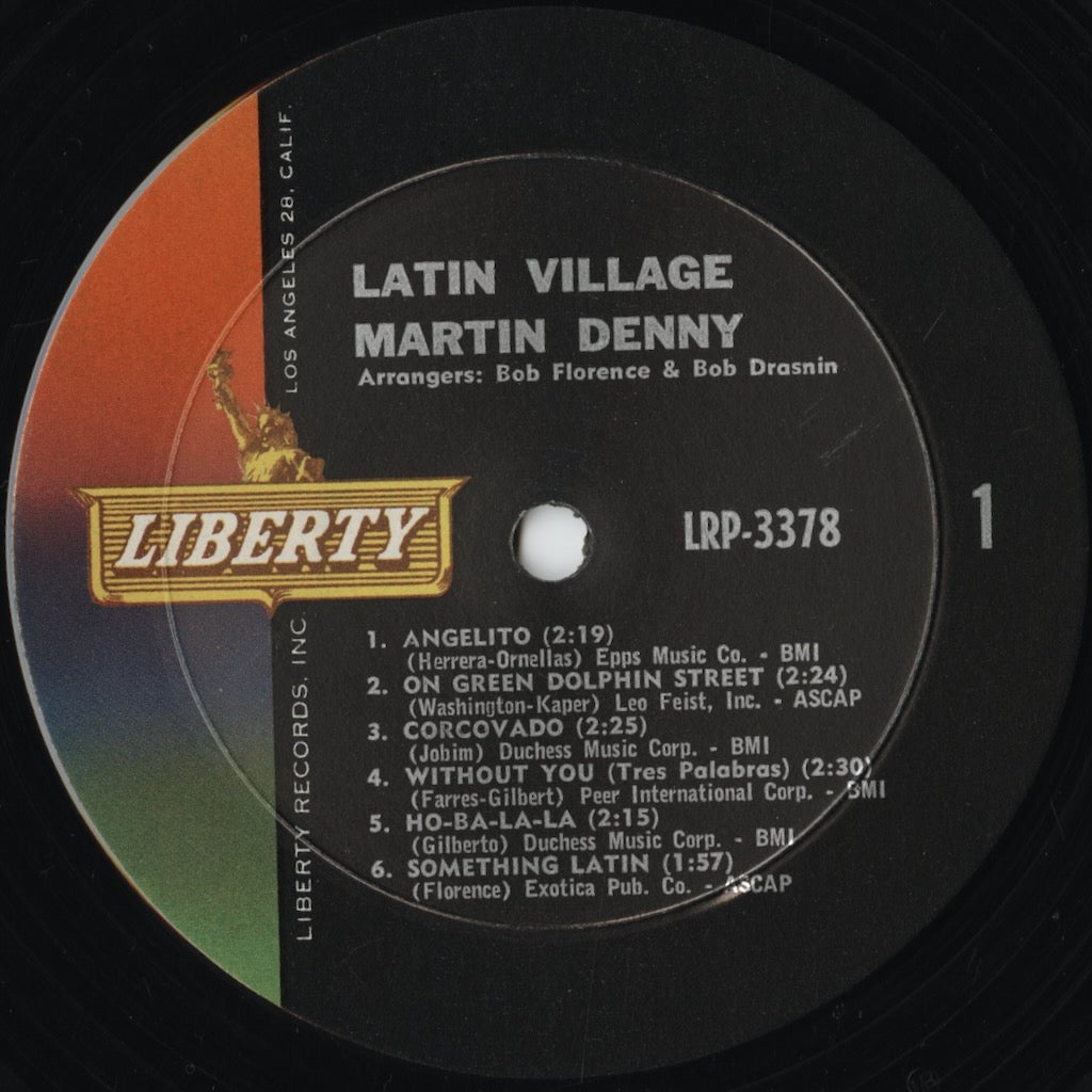Martin Denny / Latin Village (LRP-3378) 1964 US Liberty MONO|中古LP