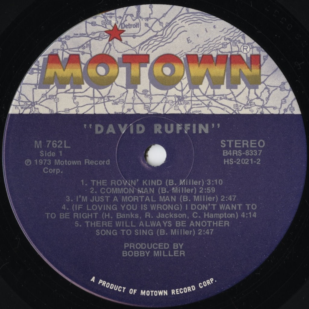 David Ruffin - David Ruffin (M 762L) 1973 US Motown|中古LP