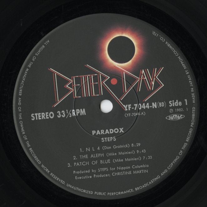 Steps / ステップス / Paradox - Live At Seventh Avenue South (YF-7044-N)