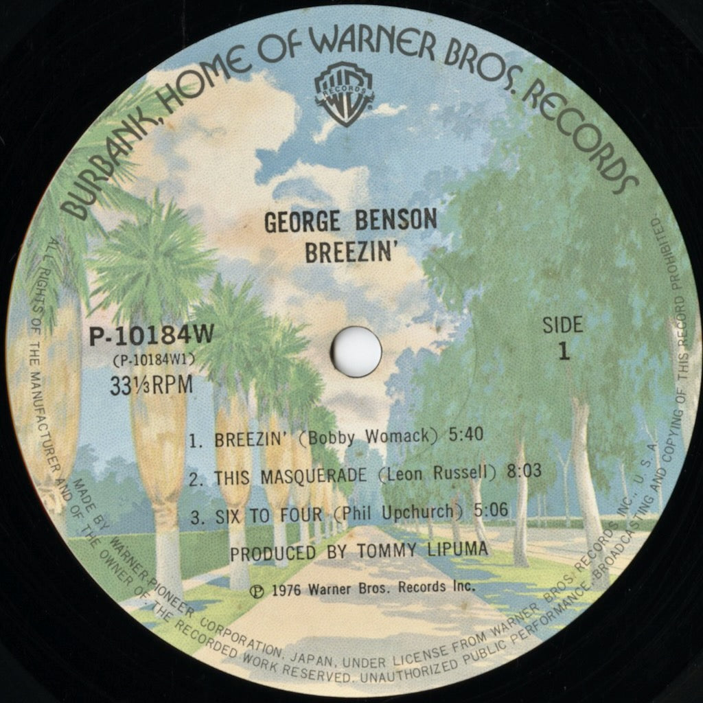 George Benson / ジョージ・ベンソン / Breezin' (P-10184W)