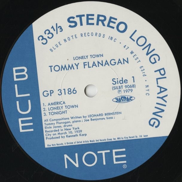 Tommy Flanagan / トミー・フラナガン / Lonely Town (GP 3186)