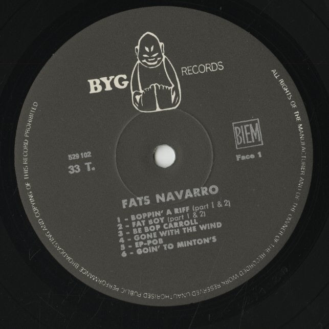 Fats Navarro / ファッツ・ナヴァロ / Vol. 1: "Boppin' A Riff" (529 102)