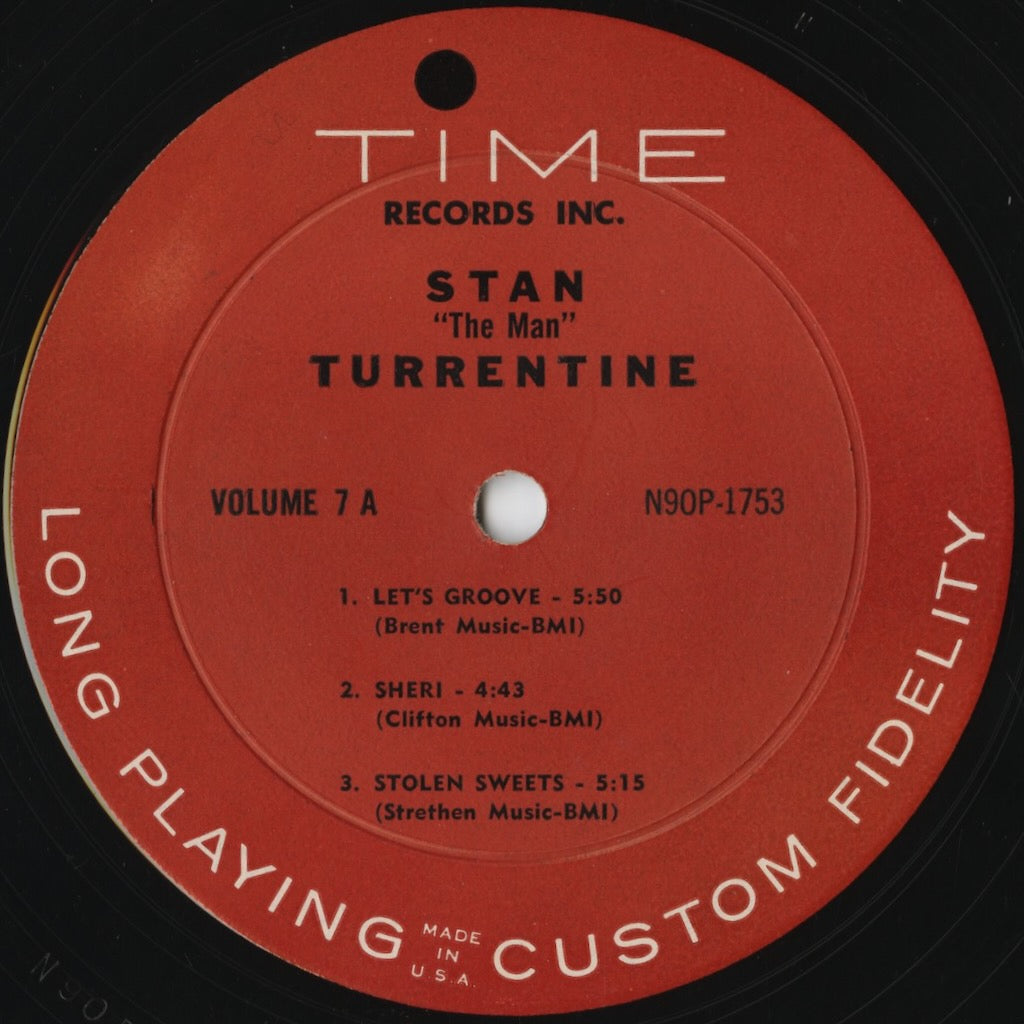 Stanley Turrentine - Stan "The Man" Turrentine (Time Vol.7) LP 1963 US Time Records