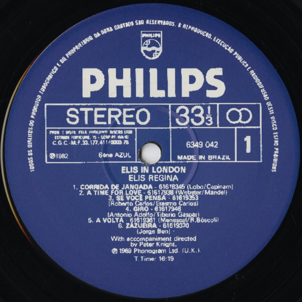 Elis Regina / In London (none) EU LP|中古LP