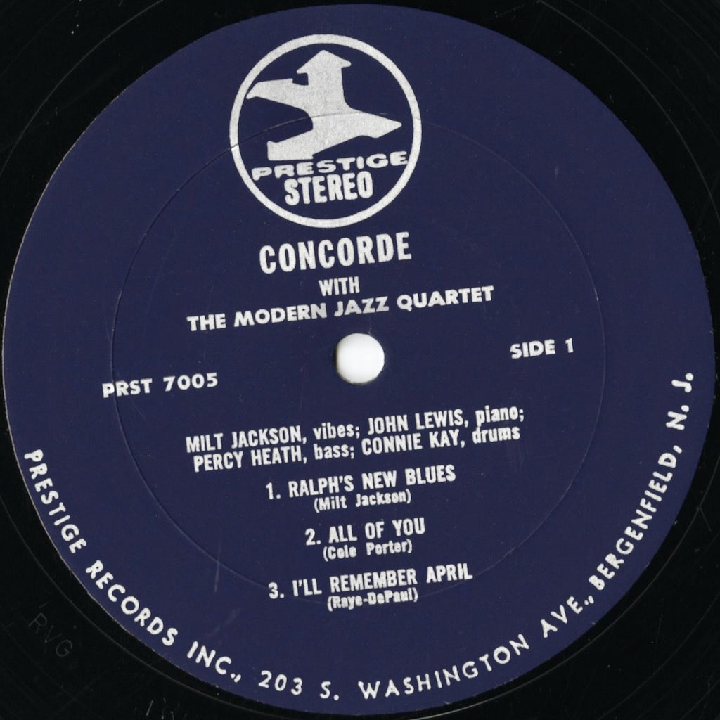 The Modern Jazz Quartet / モダン・ジャズ・カルテット / Concorde (7005)