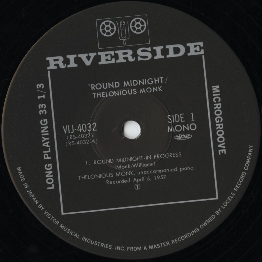 Thelonious Monk / セロニアス・モンク / 'Round Midnight (VIJ-4032)