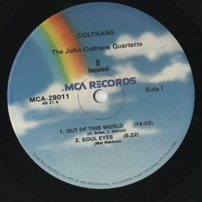 John Coltrane / ジョン・コルトレーン / Coltrane (1962)(A-21) 1980 MCA Pressing