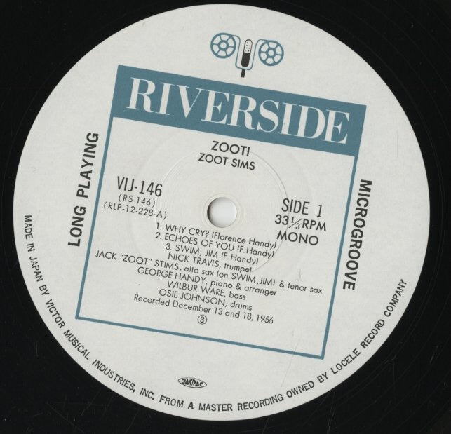 Zoot Sims / ズート・シムズ / Zoot! (VIJ-146)