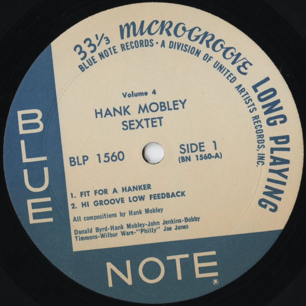 Hank Mobley - Hank (BLP 1560) LP 1970 US Blue Note|中古LP
