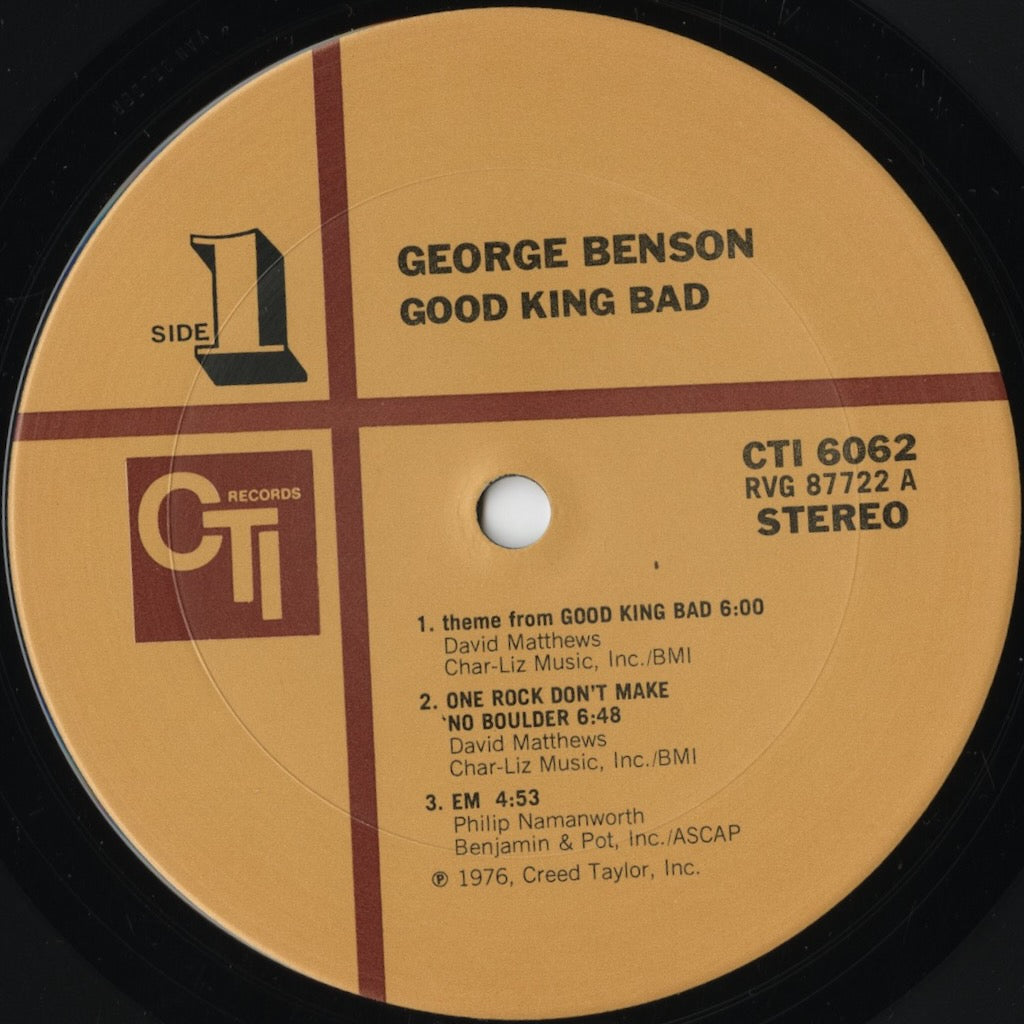 George Benson – Good King Bad (CTI 6062) LP 1976 US CTI | 中古LP