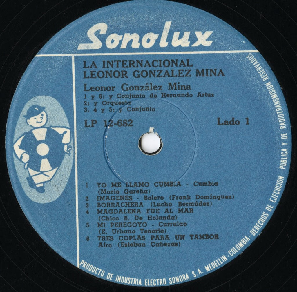 Leonor González Mina - ¡La Internacional! (LP 12-682) LP 1968 コロンビア Sonolux|中古LP