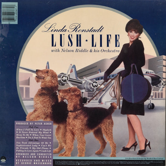 Linda Ronstadt - Lush Life (60387-1) LP 1984 US Asylum|中古LP
