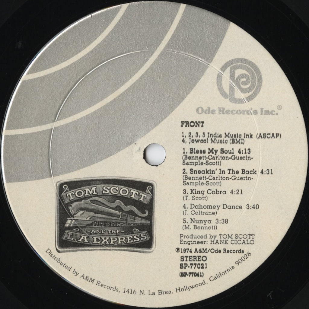 Tom Scott - L.A. Express (SP-77021) LP 1974 US Ode|中古LP