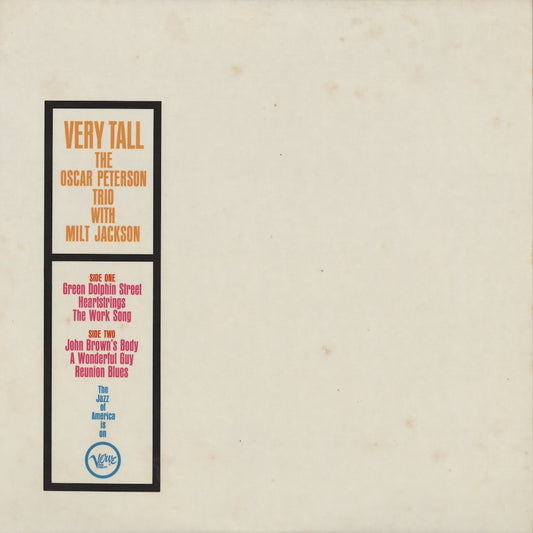 Oscar Peterson - Very Tall (V6 8429) LP 1970s US Verve|中古LP