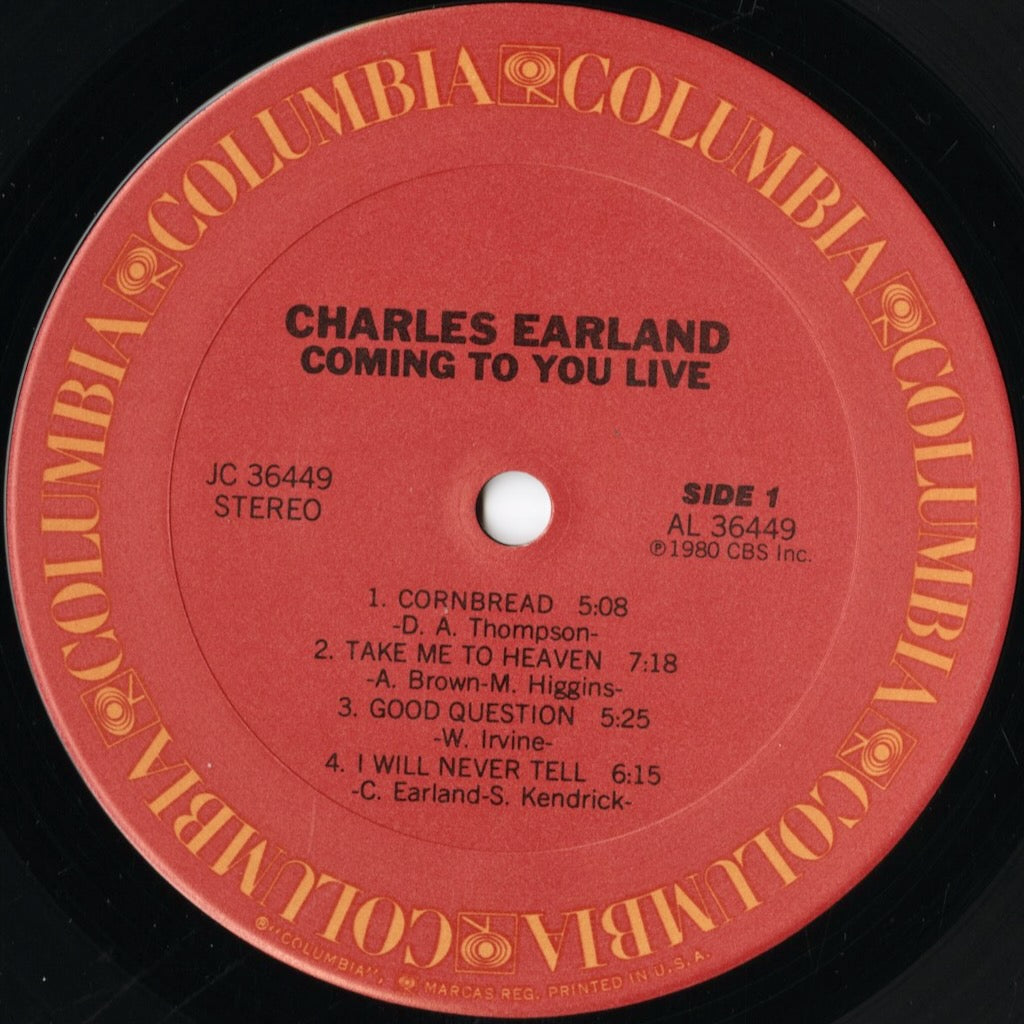 Charles Earland / チャールズ・アーランド / Coming To You Live (JC 36449)