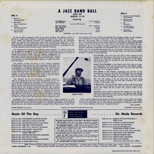 Stu Williamson – A Jazz Band Ball - First Set (35225) LP 1989 JPN Mode|中古LP
